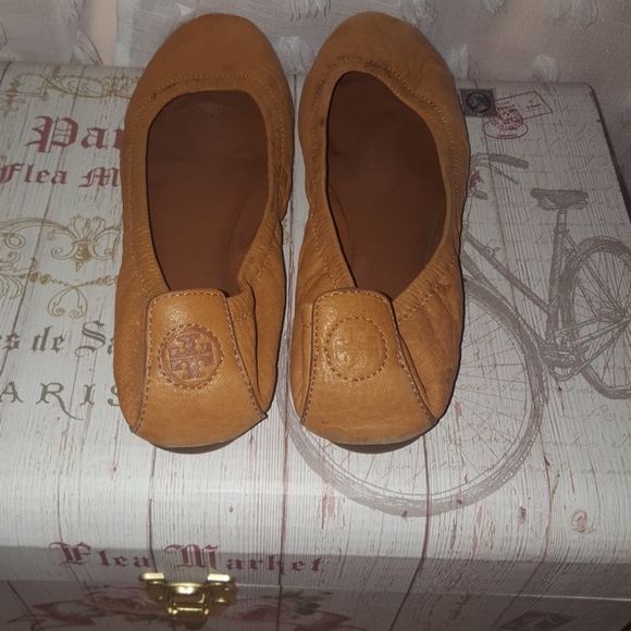 Tory Burch Leather Flats - Picture 3 of 4