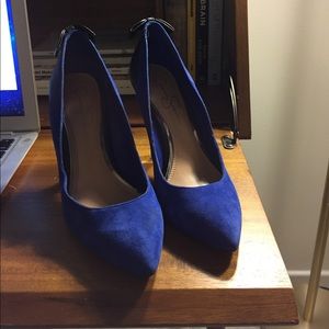Jessica Simpson Blue Suede Shoes
