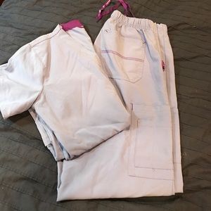 Carhartt sky blue scrubs