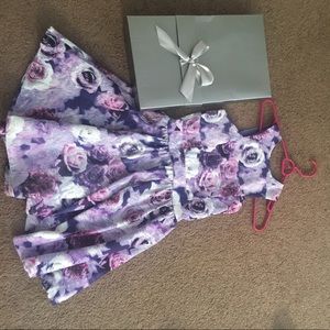 MissBehave "Camilla" Floral print fit-flare dress.