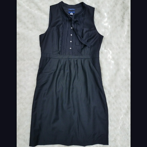 J. Crew Dresses & Skirts - J. CREW Super 120's Black Wool dress size 12