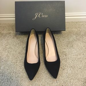 J. Crew Dulci Suede Kitten Heels, Sz.7
