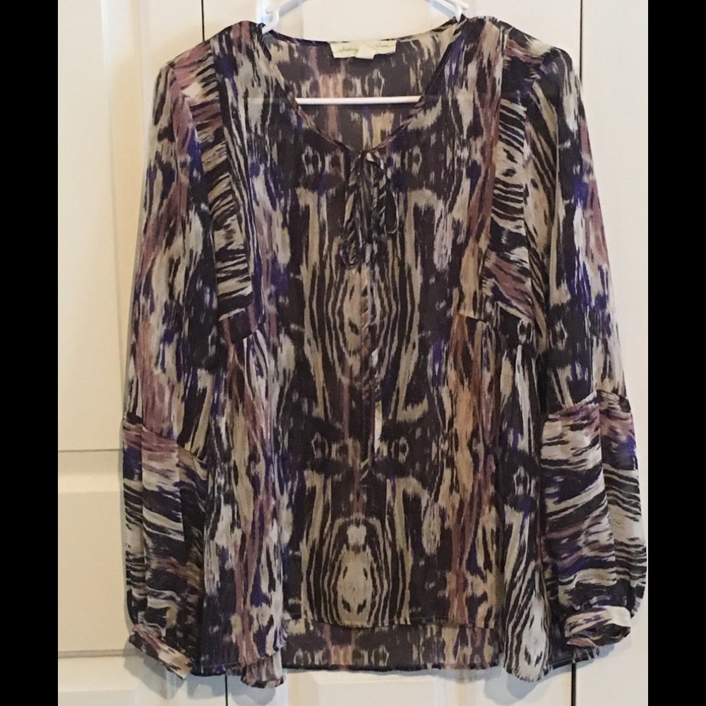 Staring at Stars (Urban Outfitters) sheer blouse.