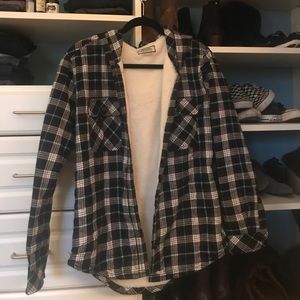 Lined flannel