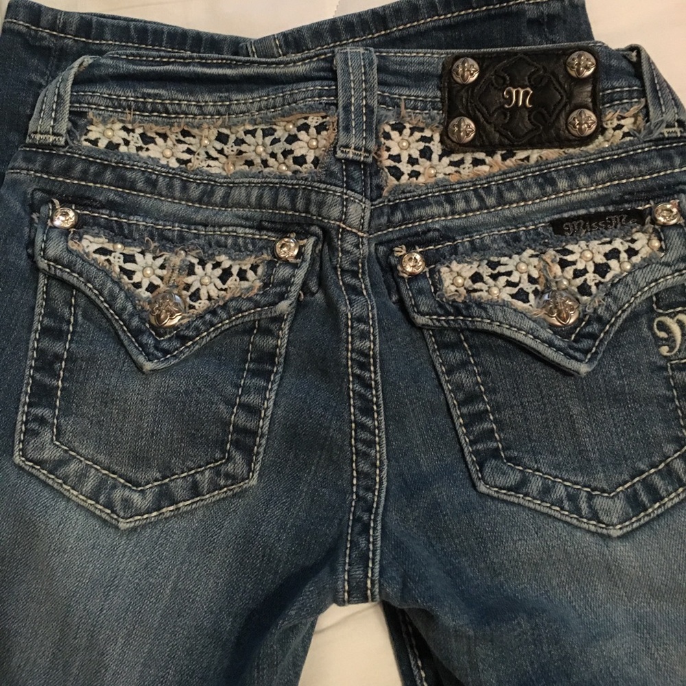 Girls bootcut Miss Me Jeans size 14