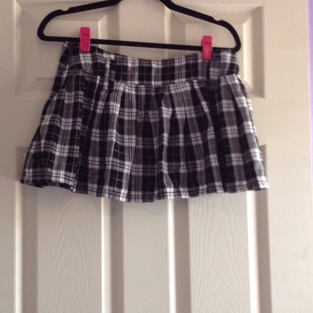Bongo Cute Short Schoolgirl Plaid Skirt