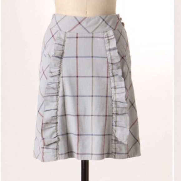 Anthropologie Dresses & Skirts - Anthropologie Edme & Esyllte Plaid Sidestep Skirt