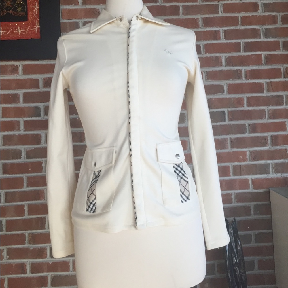Burberry  zip up jacket
