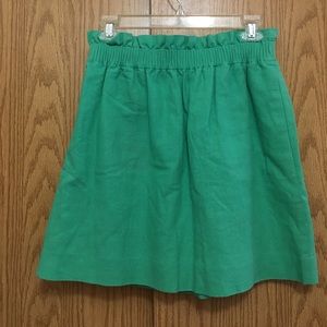 J. Crew Green Mini Skirt 💚