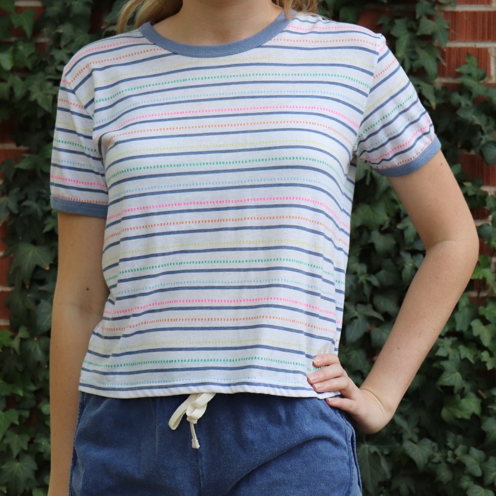 {T Bar x cotton on} striped tee