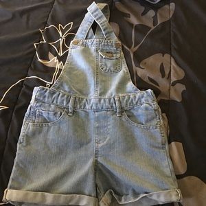 Girls shorts overalls