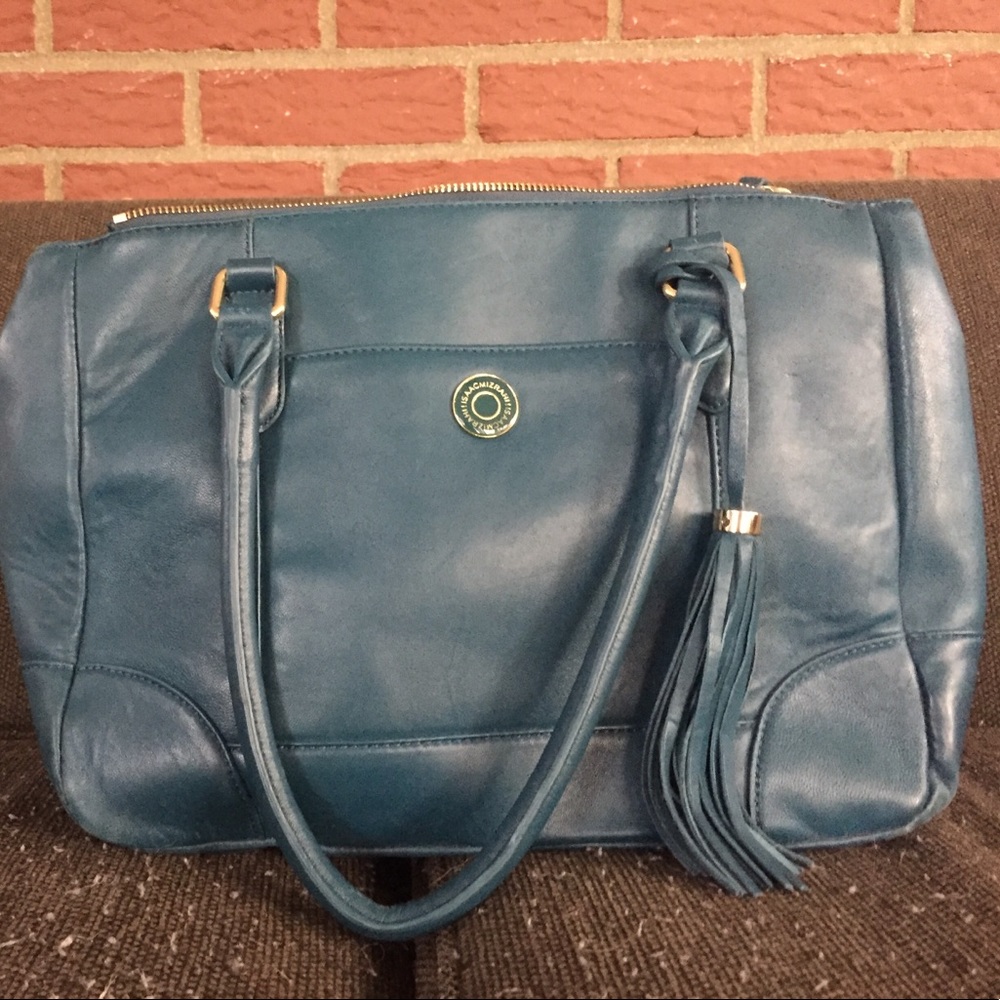 Isaac Mizrahi Lamb leather shoulder bag