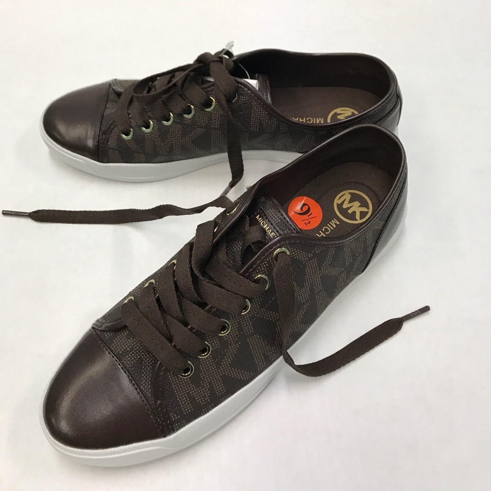 🔥SALE🔥 Michael Kors Brown MK Shoes 9.5 NWT