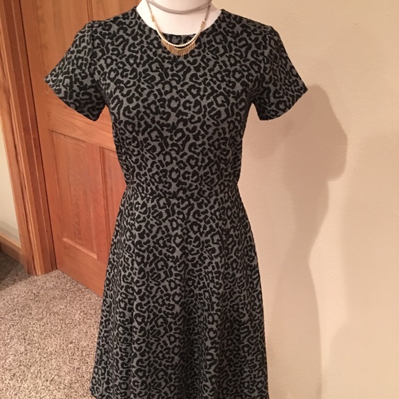 Loft Leopard Print Dress - Picture 2 of 6