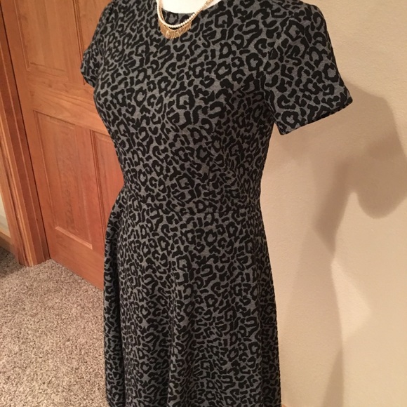 Loft Leopard Print Dress - Picture 3 of 6