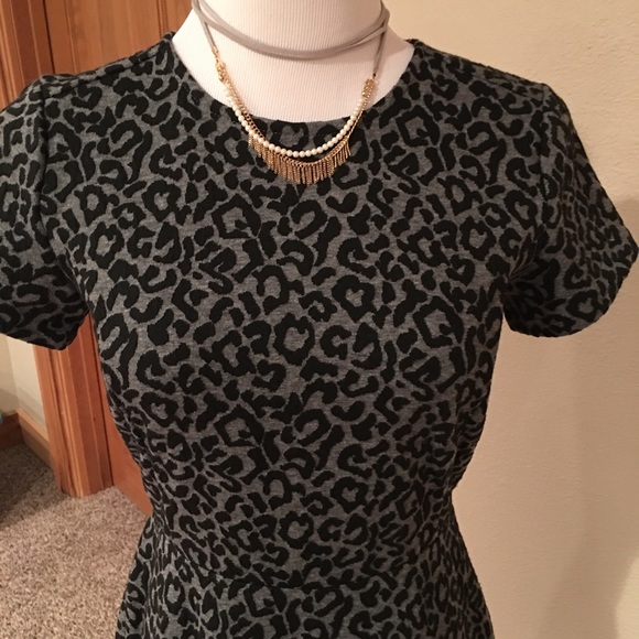 Loft Leopard Print Dress - Picture 5 of 6