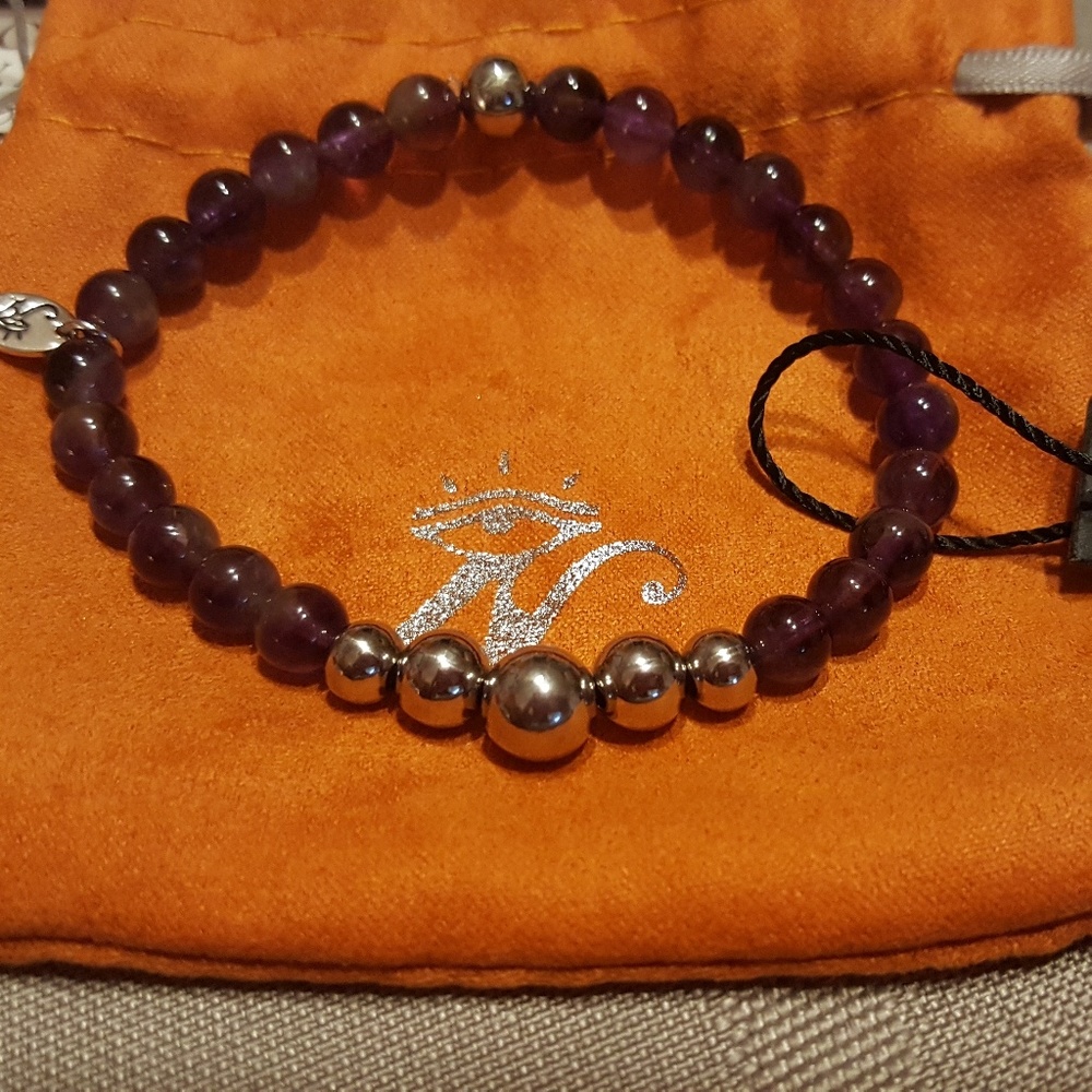 2 Amethyst Bracelets