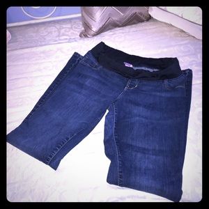 Maternity Jeans, Slim Boot Cut - Low Panel