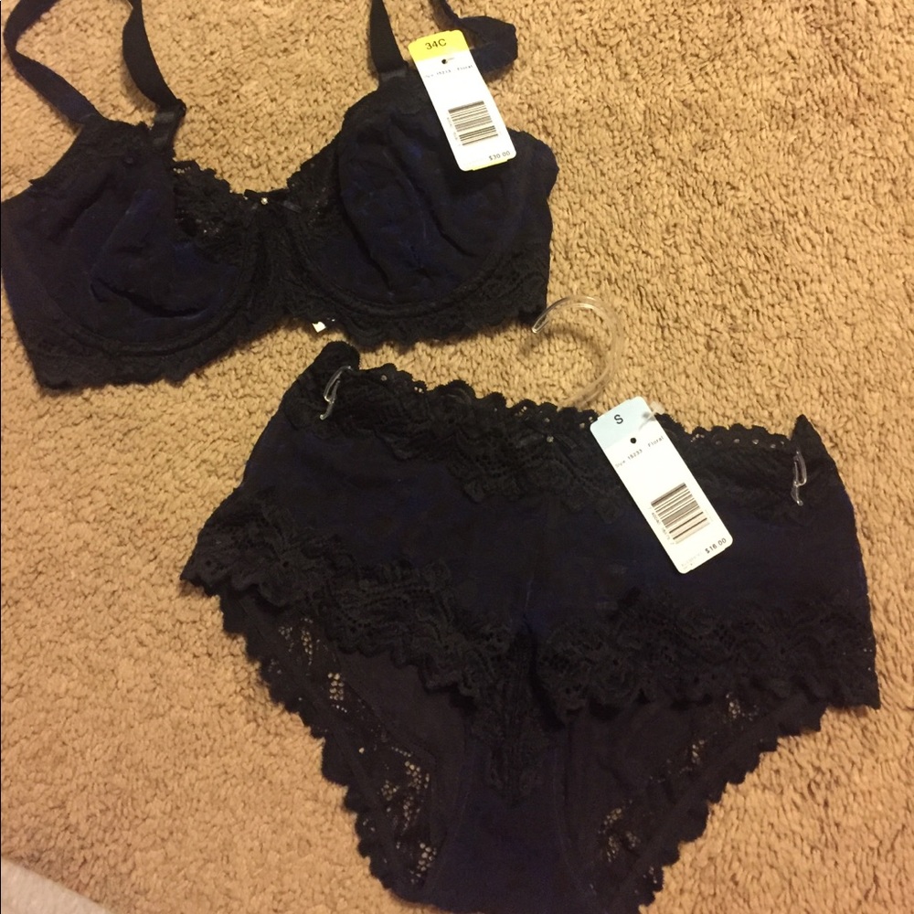“Whimsy” bra and underwear set