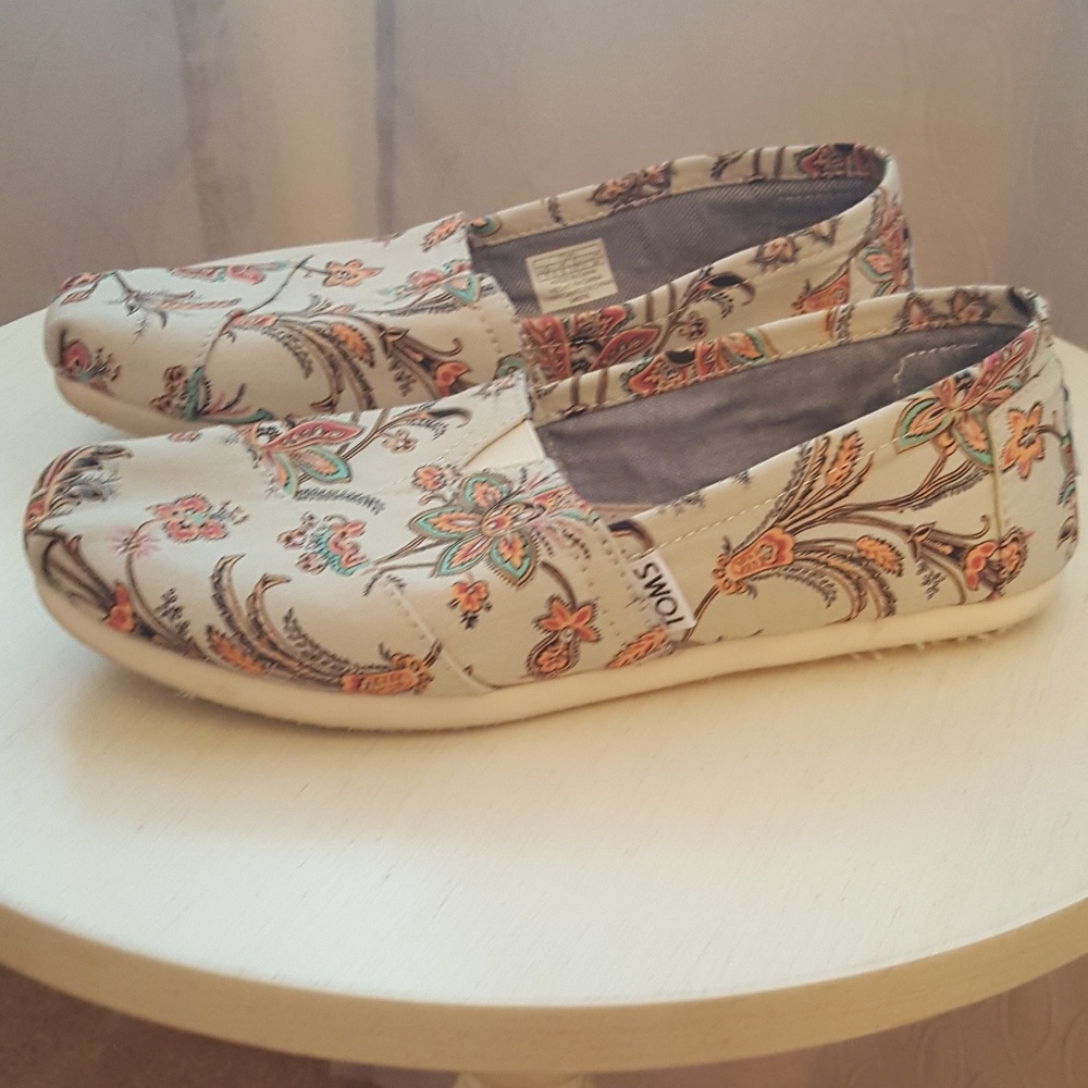 Floral Print Women's Toms