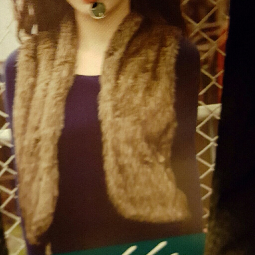 Sebby faux fur vest