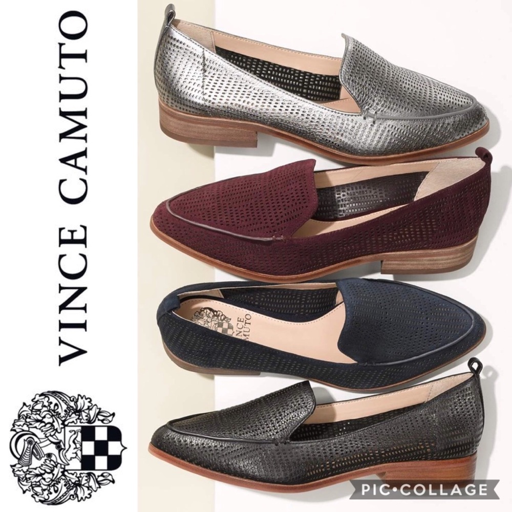 Vince Camuto Kade Cutout Loafer {Burgundy} 7.5