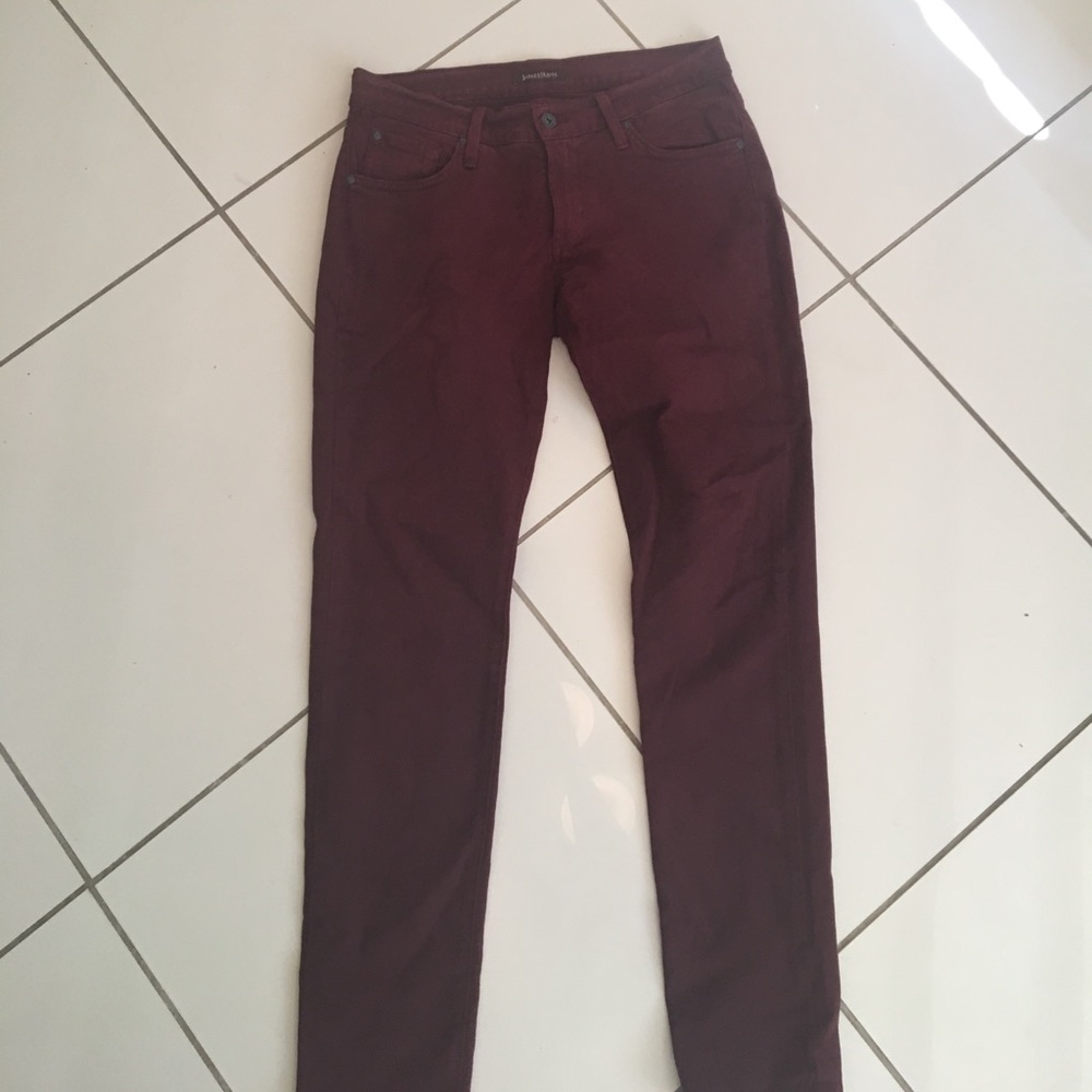Maroon James Jeans size 29