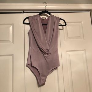 Light purple body suit