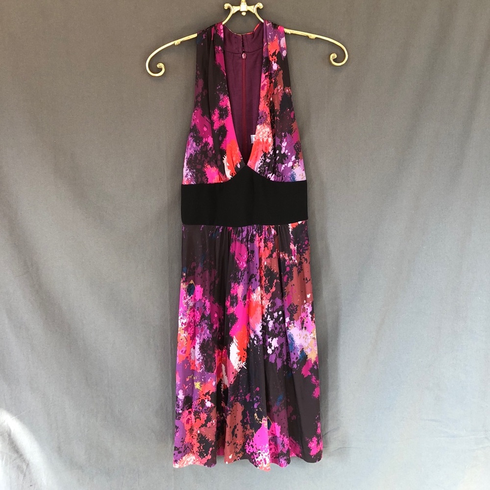 TRINA TURK bright watercolors dress