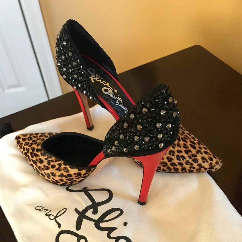 Never worn. Alice and Olivia heels!