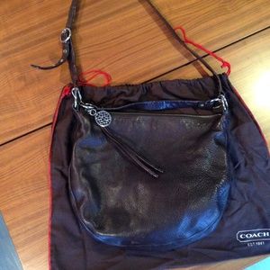 Coach convertible crossbody brown bag