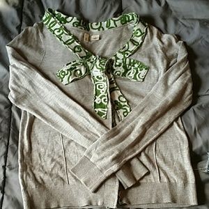 ANTHROPOLOGIE MOTH Intarsia.