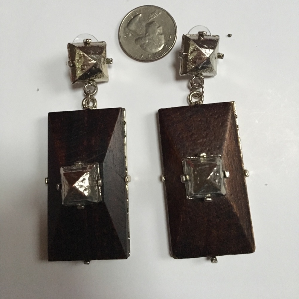 Geometric earrings - Picture 2 of 3