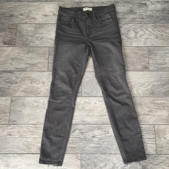 Madewell Denim - MADEWELL High Riser Skinny Gray Jeans 27x28