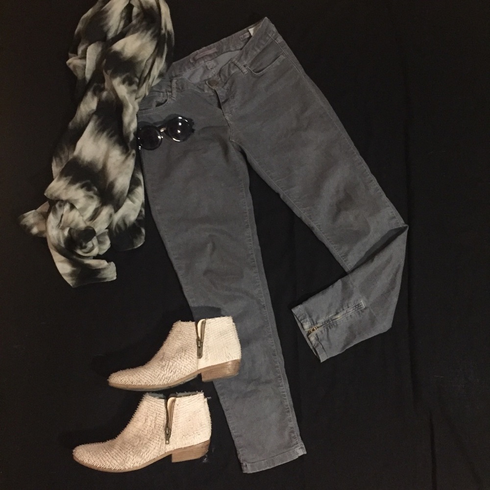 ZARA petroleum skinny jeans pants light weight