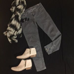 ZARA petroleum skinny jeans pants light weight