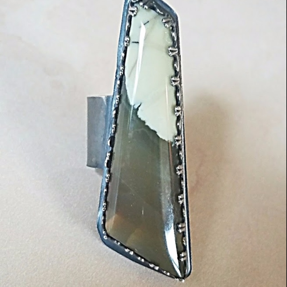 Boho Roan Opalite Statement Ring