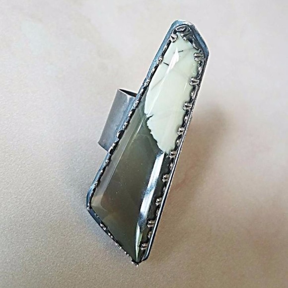 Boho Roan Opalite Statement Ring - Picture 4 of 7