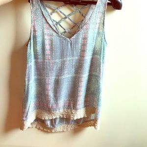 tank w/ back detail - bundle 3 tops for $20!