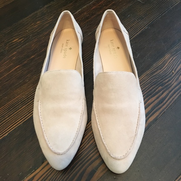 kate spade Shoes - Kate Spade pink suede loafers