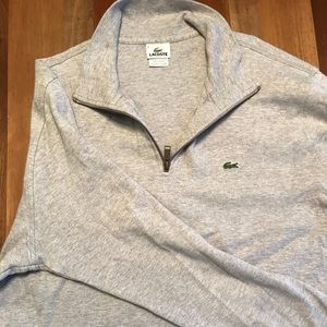 Men's XXL Lacoste gray sweatshirt. Size 8.