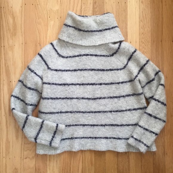 Madewell Sweaters - Road Trip Turtleneck Stripe Sweater