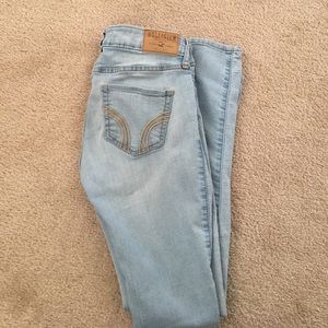 Light wash jeans