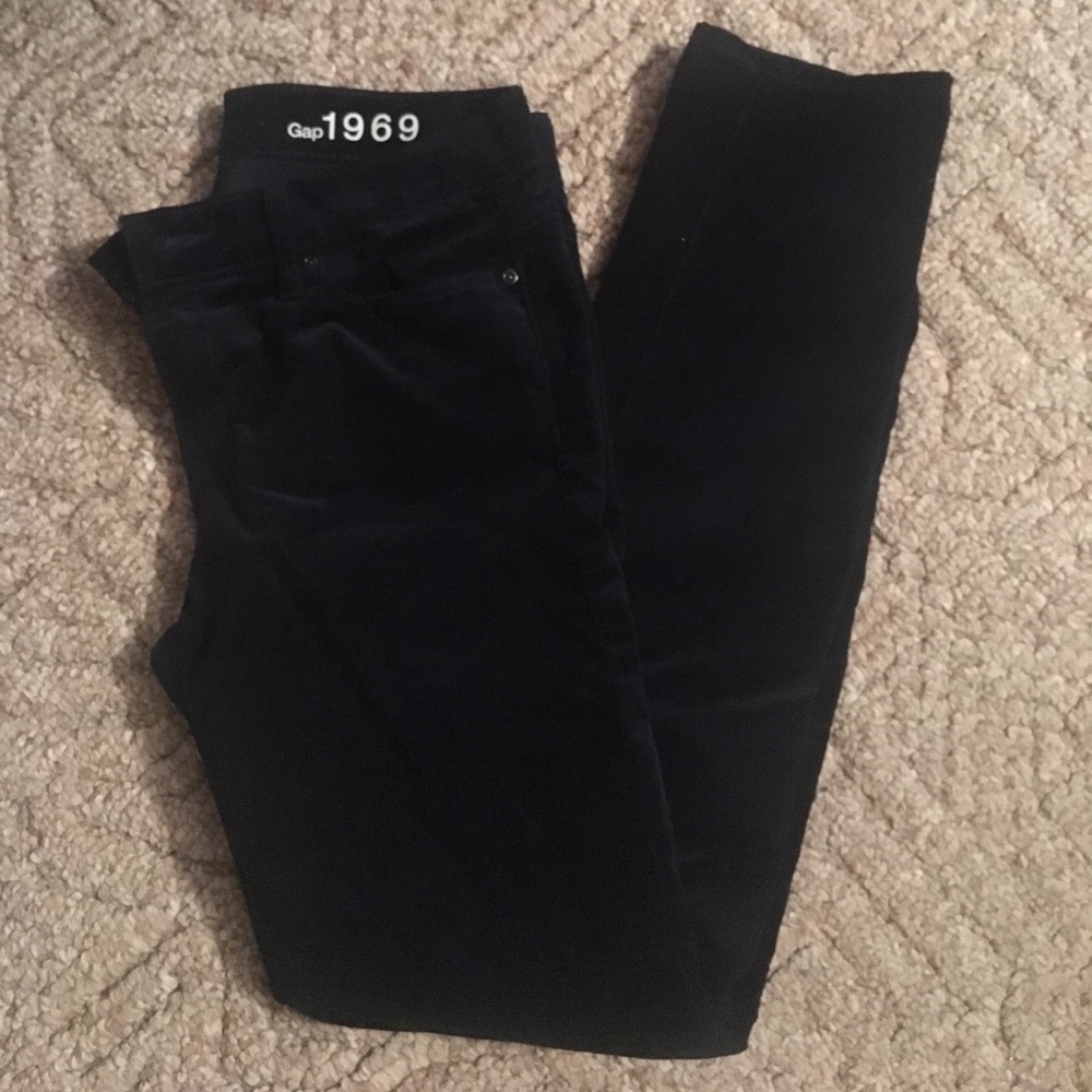 Gap navy corduroy legging jean