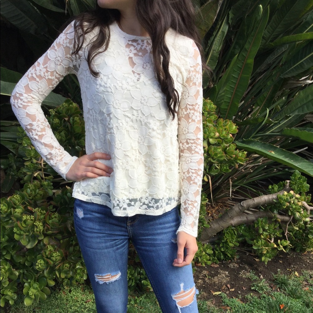 Hollister Lace Top