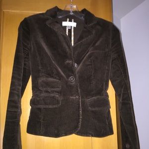 Brown corduroy blazer