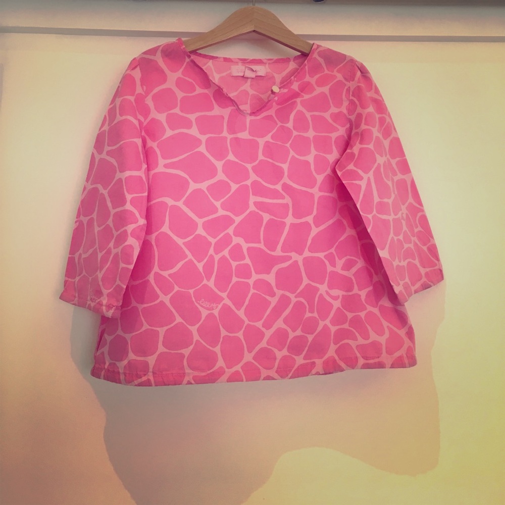 Lily Pulitzer Pink Print Tunic