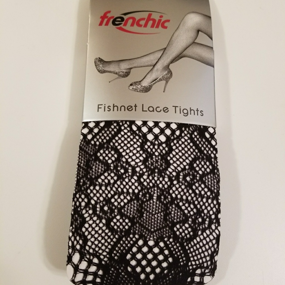 Frenchic Fishnet Lace Tights