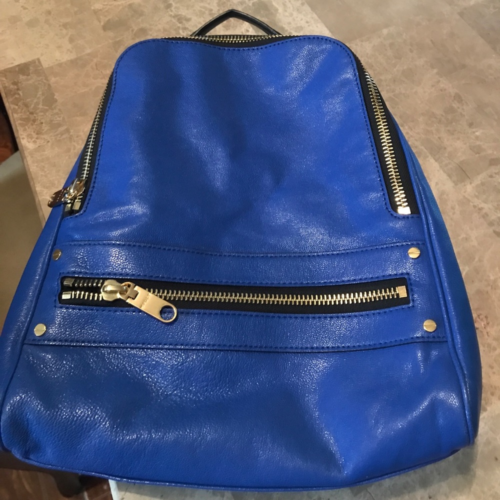 Beautiful blue Mlley leather bag!