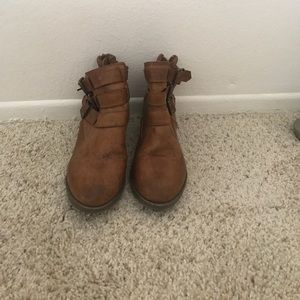 Brown booties